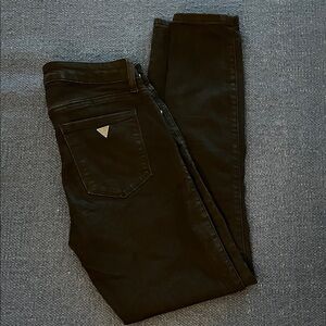 Guess Black Denim with Silver Logo